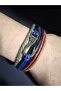 Hook model leather rope bracelet - 2