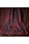 Soft Vintage Pattern Black Burgundy Shawl – Non-Slip Texture – Summer/Winter – 75X185 - 2