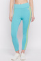 High-Rise Active Tights in Sky Blue with Back Pocket - 2