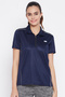 Comfort-Fit Active Polo T-shirt in Navy - 2