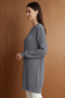 Patterned Tunic N3185 Gray - 3