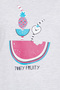Watermelon Print Top in Grey - 100% Cotton - 4