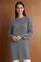 Patterned Tunic N3185 Gray