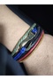 Hook model leather rope bracelet