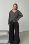 Z.R Brand Draped Modal Shirt