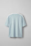 Men's Oversize Embroidered Country Themed Jersey T-Shirt Baby Blue - 3