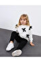 Black Bow-Tie Tights Girls' Set