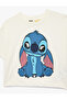 Girl'S Ecru Licensed Stitch T-Shirt - 3