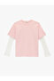Women'S Pink Teenage Tshirt Ls