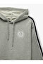 Women'S Grey Hooded Sweat Dress - 5