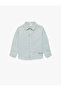 Baby Boy Green Stripe Striped Shirt