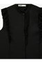 Women'S Black Sleeveless Shirt - 3