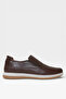 Genuine Leather Casual Men's Shoes Brown