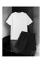 Unisex Newyork Printed T-Shirt and Shorts Top and Bottom Set - 2