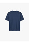Men'S Navy Printed T-Shirt - 2
