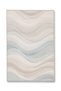 Mosso White Wave Detailed Woven Base Modern Decorative Carpet Mosso2090
