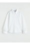White Long Sleeve Boys' Oxford Shirt