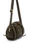 Knitted and Pendant Detailed Jimmy Women's Crossbody Bag Khaki - 7