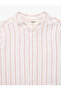 Baby Boy White Stripe Striped Shirt - 3