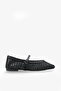 Nayre Women's Knitted Ballerinas - Black