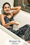 Plush Satin Printed Top & Pyjama Set in Black