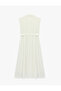 Women'S Ecru Maxi Shirt Dress - 2