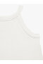 Ribbed Halter Neck Sleeveless Cotton Crop Tank Top - 3