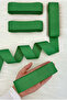 Green Grosgrain Ribbon 4 cm 10 Mt, Bohça Çeyiz Wedding Engagement Birthday Gift Packaging Decoration - 3
