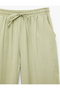 Women'S Khaki Balloon Pants - 3