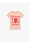 Girl'S Pink Collared Cotton T-Shirt