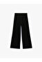 Women'S Black Palazzo Trousers - 4