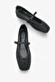 Nayre Women's Knitted Ballerinas - Black - 3