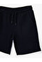 Boy'S Navy Basic Shorts - 3