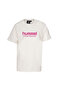 Abarran Girls' White Round Neck T-Shirt