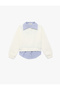 Cotton Long Sleeve Shirt Detailed School Sweatshirt - 3