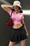 Pink Hello Kitty - Ruchinleck Grunge Y2K Short Sleeve Crop - 2