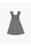 Girl'S Black Design Floral Sleeveless Dress