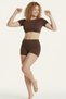 Laser Cut High Waist Recovery Shorts Corset 4403 - 2