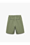 Boy'S Khaki Basic Shorts - 2