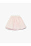 Baby Girl'S Ecru Design Tulle Skirt - 2