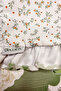 Green Hydrangea Bouquet Patterned Gingham Ruffled Throw Pillow Cover 1 Piece - 5