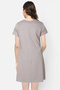 Tutti Fruity Short Night Dress in Taupe - 100% Cotton - 5