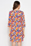 Abstract Print Short Nighty in Multicolour - 100% Cotton - 4