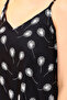 Pretty Florals Short Night Dress in Navy - Rayon - 5