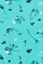 Feeding Pretty Florals Long Night Dress in Sea Green- Rayon - 6