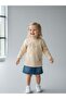 Baby Girl Floral Patterned Cotton Long Sleeve Blouse