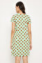 Monster Emoji Print Short Nightdress in Mint Green - 100% Cotton - 4