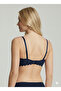 Women's Navy Blue V620161 Milan Underwire Push up / Padded Lace Comfy Bra - 3