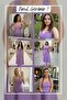 Women's Square Collar Button Detailed Midi Dress Black, Lilac, Khaki, Burgundy - 7
