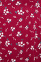 Pretty Florals Mid Length Nighty in Maroon - Cotton Rich - 6